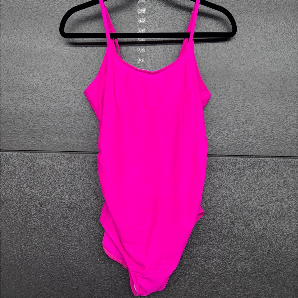 Vibrant Pink Women's One Piece Swimsuit
